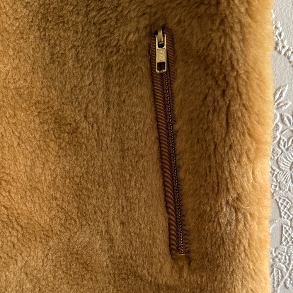 J. Crew Tan Sherpa Vest - Picture 3 of 4
